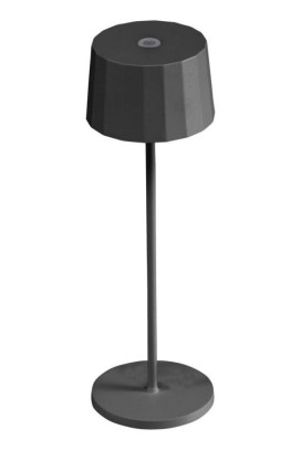 Venkovní lampička KETTLER RIBBED, černá