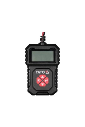 Tester autobaterií s LCD displejem, 12V, 100-2000A, YATO