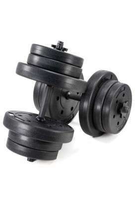 MAXXIVA Sada jednoručních činek, 2 x 20 kg